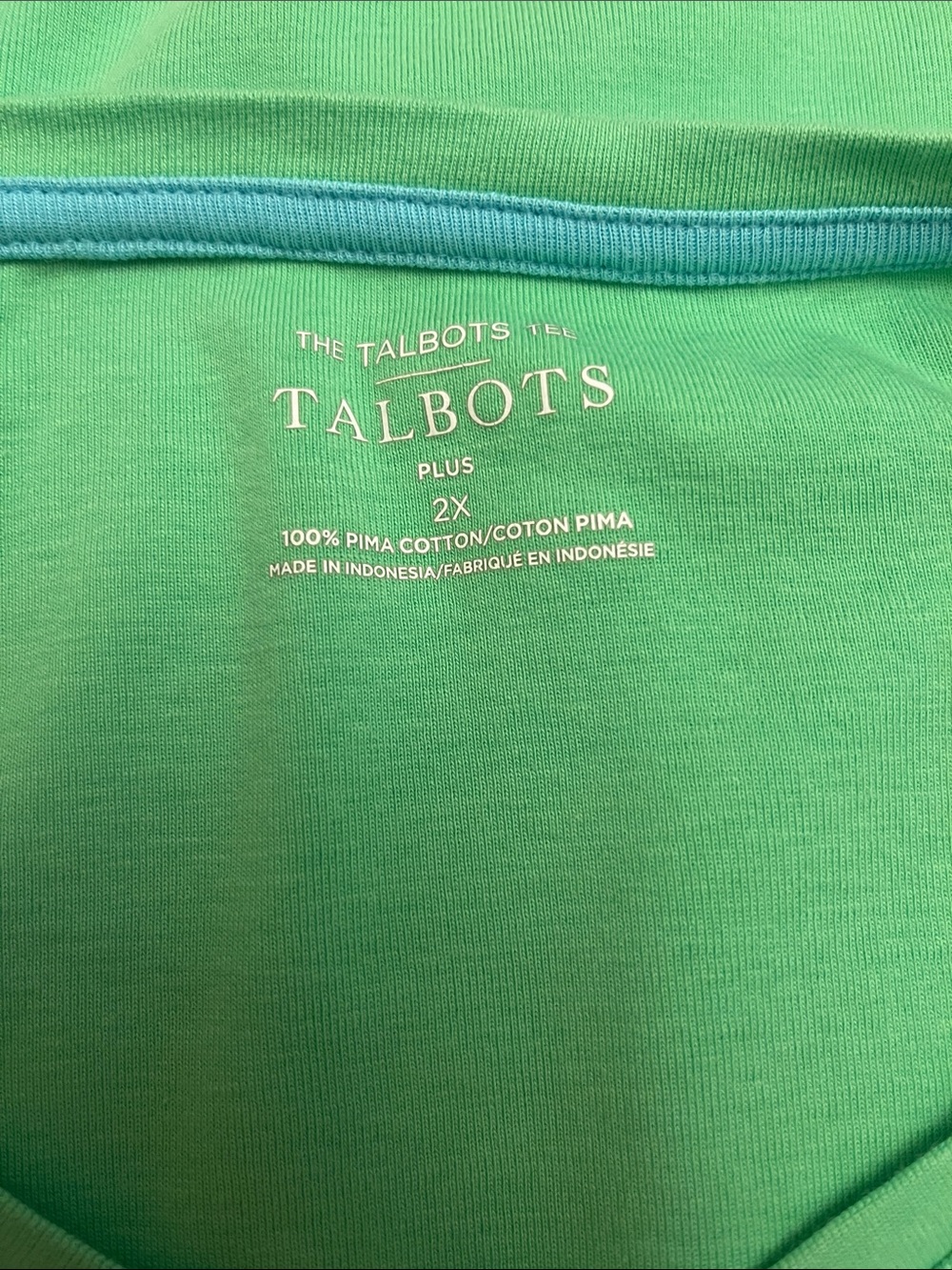 Women's Light Green V-Neck Short Sleeve Tee - Picture 6 of 7